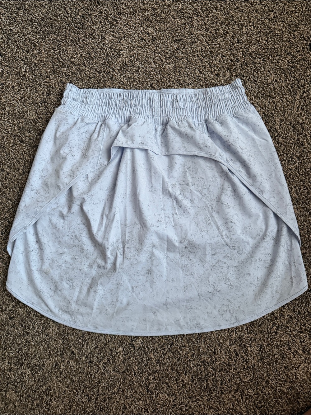 lululemon athletica Light Blue Printed Athletic Skirt